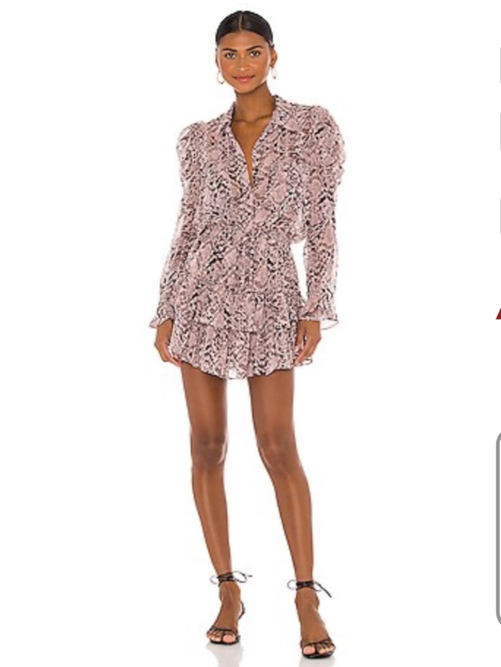 MISA snake print dress